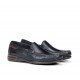 Zapatos Mocasines Hombre Fluchos Orion 8682 Azul Marino Tabaco