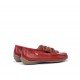 Zapatos Mocasines Mujer Fluchos Bruni F0804 Rojo