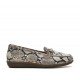 Mocasines Mujer 24 Hrs 24820 Taupe Serpiente