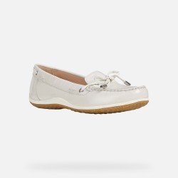 Mocasines Mujer Geox D Vega Moc A Blanco