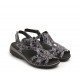 Sandalias Mujer 24 Hrs 25306 Negro