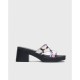 Sandalias Mujer Wonders Motel D-1004 Negro