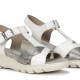 Sandalias Mujer Fluchos Lua F1654 Blanco Plata