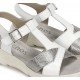 Sandalias Mujer Fluchos Lua F1654 Blanco Plata