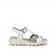 Sandalias Mujer Fluchos Lua F1654 Blanco Plata