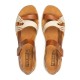 Sandalias Mujer Pikolinos Palma W4N-0968C1 Marfil-Brandy