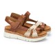 Sandalias Mujer Pikolinos Palma W4N-0968C1 Marfil-Brandy