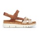 Sandalias Mujer Pikolinos Palma W4N-0968C1 Marfil-Brandy