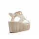 Sandalias Mujer 24 Hrs 25715 Crema