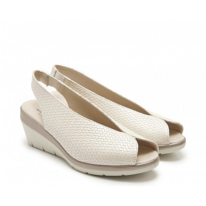 Sandalias Mujer 24 Hrs 25656 Beige