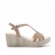 Sandalias Mujer 24 Hrs 25714 Taupe