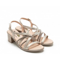 Sandalias Mujer 24 Hrs  25681 Combi Gris