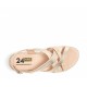 Sandalias Mujer 24 Hrs 25688 Combi Champán