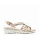 Sandalias Mujer 24 Hrs 25688 Combi Champán