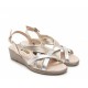 Sandalias Mujer 24 Hrs 25693 Oro