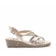 Sandalias Mujer 24 Hrs 25693 Oro