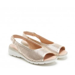 Sandalias Mujer 24 Hrs 25686 Oro