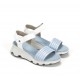 Sandalias Mujer Fluchos Lais D9023 Azul y Blanco