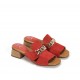 Sandalias Mujer Dorking Sorbes D9059 Rojo