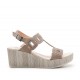 Sandalias Mujer 24 Hrs 25715 Taupe