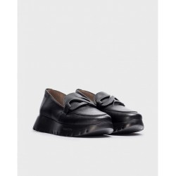 Mocasín Mujer Wonders Rose A-2453 Negro