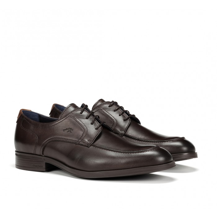 Zapatos Vestir Hombre Fluchos Asgard F1889 Marrón Café