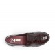 Mocasin zapato salon mujer 24 Hrs 25815 Burdeos Charol