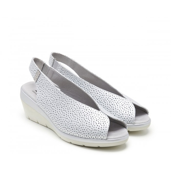 Sandalias Mujer 24 Hrs 25955 Plata