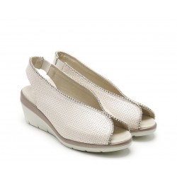 Sandalias Mujer 24 Hrs 25956 Beige