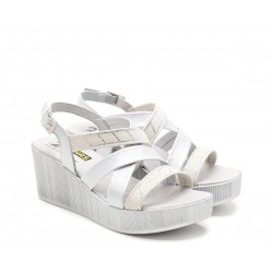 Sandalias Mujer 24 Hrs 26065 Plata