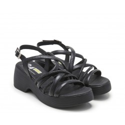 Sandalias Mujer 24 Hrs 26024 Negro