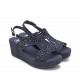 Sandalias Mujer 24 Hrs 26064 Azul