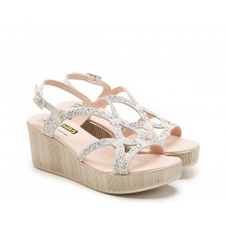 Sandalias Mujer 24 Hrs 26063 Beige