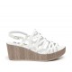 Sandalias Mujer 24 Hrs 26060 Blanco