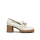 Zapatos Tacón Mujer Dorking Cristel D9232 Blanco