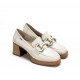 Zapatos Tacón Mujer Dorking Cristel D9232 Blanco