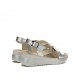 Sandalias Cuña Mujer Dorking Ever D9316 Plata Platino