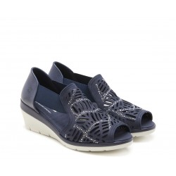 Sandalias Mujer 24 Hrs 25960 Azul