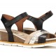 Sandalias Mujer Dorking Gold D9320 Negra