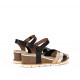 Sandalias Mujer Dorking Gold D9320 Negra