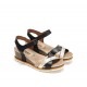 Sandalias Mujer Dorking Gold D9320 Negra