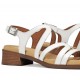 Sandalias Mujer Dorking Poleo D9208 Blanca