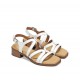 Sandalias Mujer Dorking Poleo D9208 Blanca