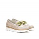 Zapatos Mocasines Mujer Dorking India  D9298 Rosa Nude