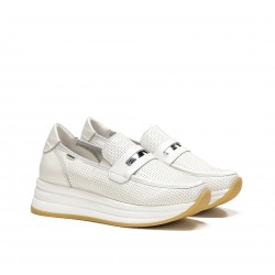 Zapatos Mocasines Mujer Dorking Draz D9243 Blanco