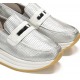 Zapatos Mocasines Mujer Dorking Draz D9243 Plata