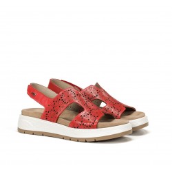 Sandalias Mujer Fluchos Street F2007 Rojo