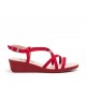 Sandalias Mujer 24 Hrs 26038 Rojo