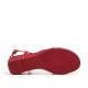 Sandalias Mujer 24 Hrs 26038 Rojo