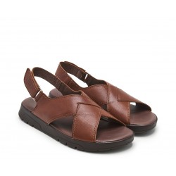 Sandalias Hombre 24 Hrs 11871 Cuero